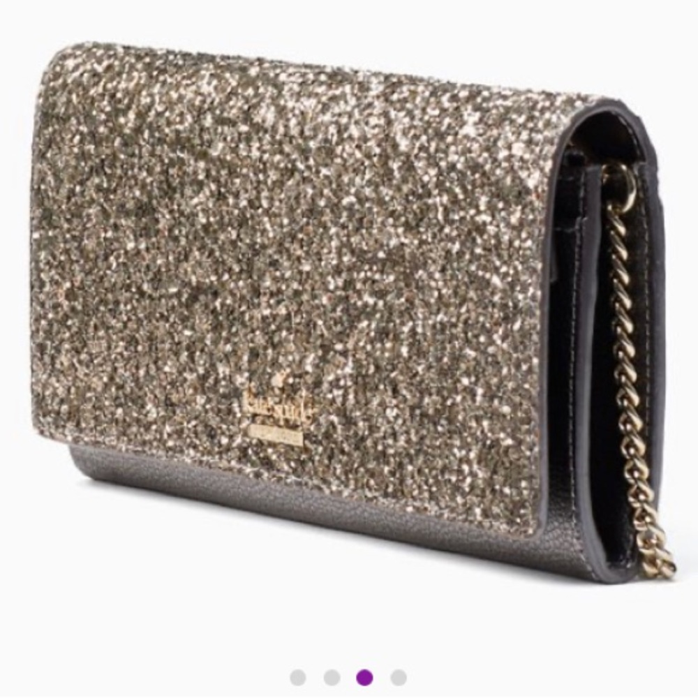 Kate Spade Gold Glitter Wallet